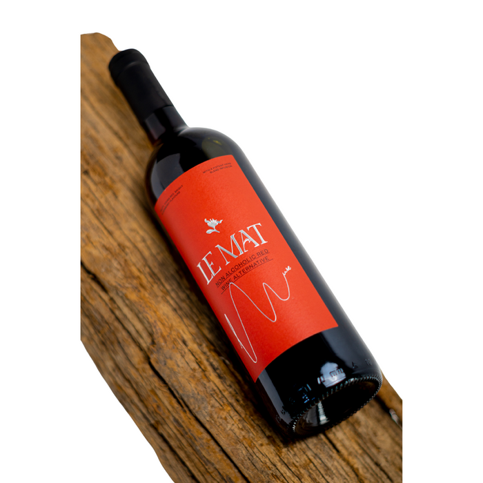 Le Mat, Muse, Non Alcoholic Wine Alternative, Red, 750 ml.