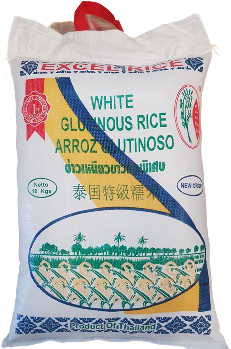 Thai white glutinous rice 10% broken