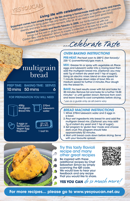 YesYouCan Multi Grain Bread Mix