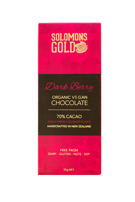 Dark Berry Vegan Chocolate 70%
