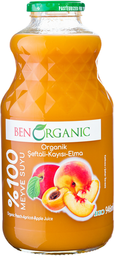 Ben Organic Peach, Apricot & Apple Juice