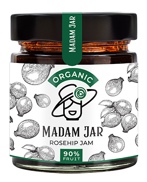 Organic Rosehip Jam-  Madam Jar - Flora