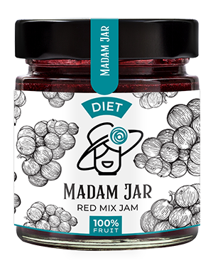 Diet Jam Red Mix - Madam Jar - Flora
