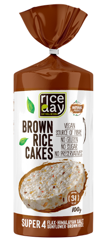 Brown Rice Cakes Super 4 - Rice Day - Delicious