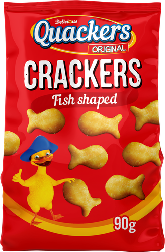 Crackers Fish Shaped - Quackers - Delicious
