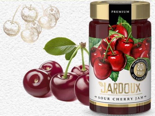 Jardoux Premium Sour Cherry Jam - Stanic