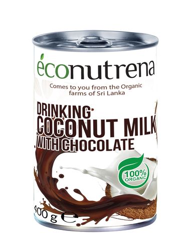 Drinking Coconut milk with flavors