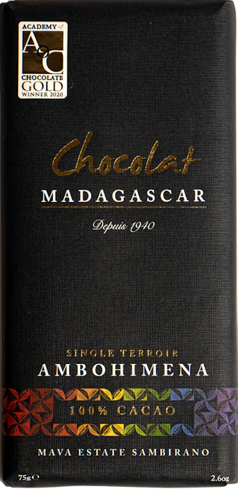 Chocolat Madagascar - Single Terroir Ambohimena - Fine dark 100% cacao - Tree to Bar