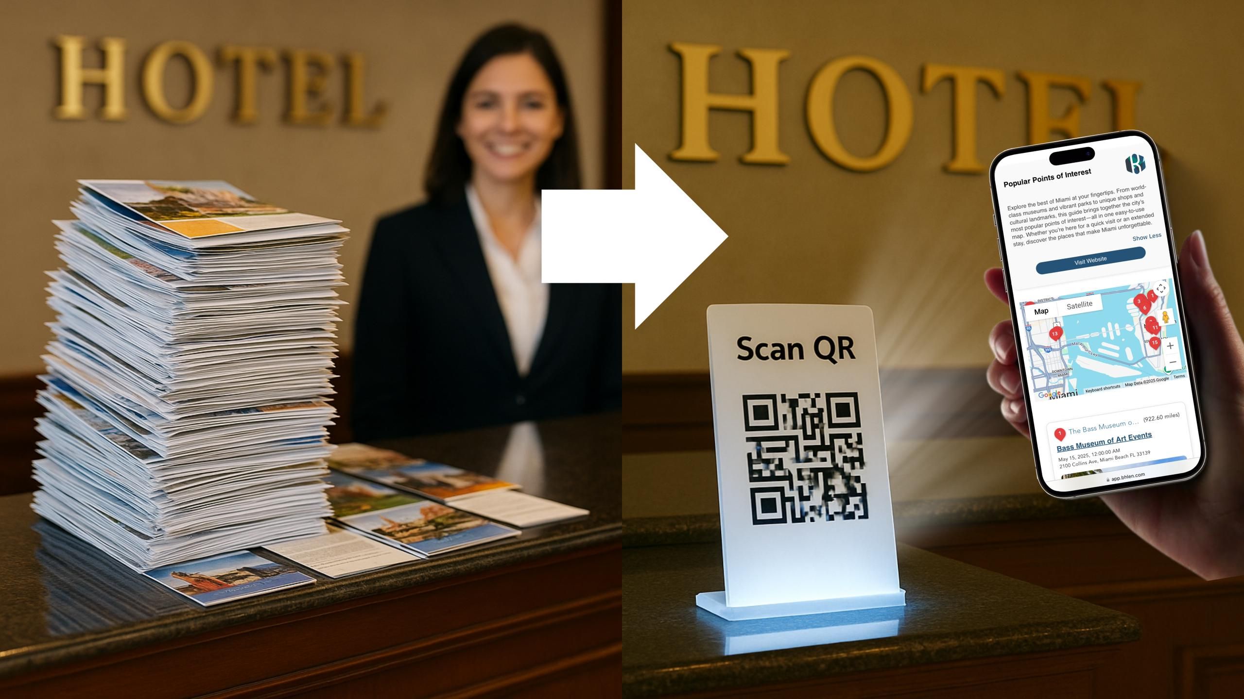 Replace Brochures. Elevate Guest Experience.