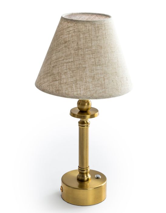 Brass Rechargeable Table Lamp