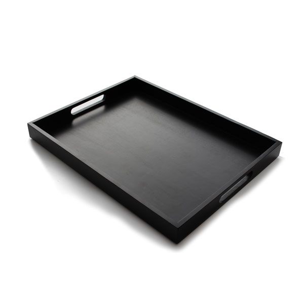 Black Bamboo Room Tray