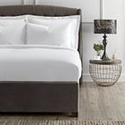Luxury Cotton Micro Stripe 300 Thread Count Duvet Cover - White