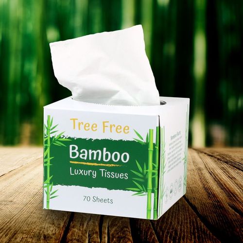 2 Ply Bamboo Facial Tissues (Cube)