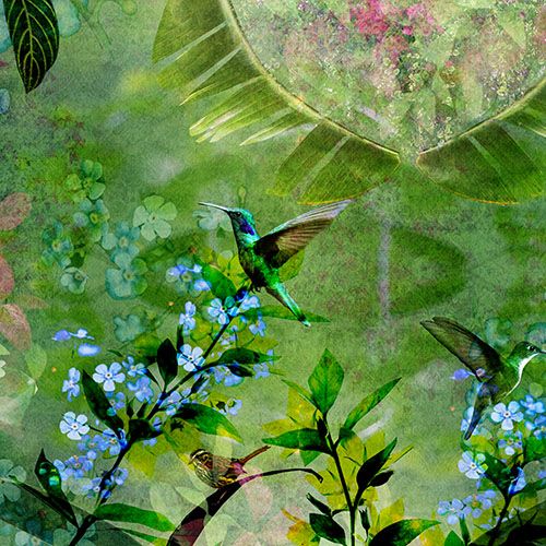 Pure Nature Mural  & Repeat Wallpaper Design