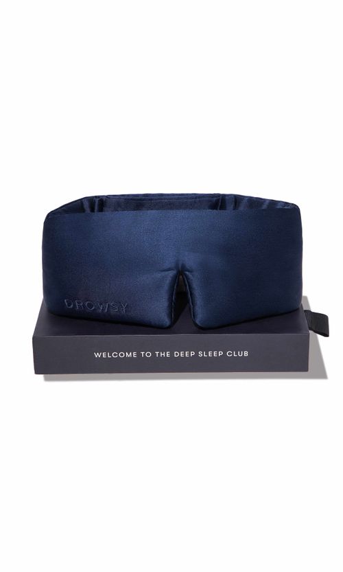 Midnight Blue Silk Sleep Mask