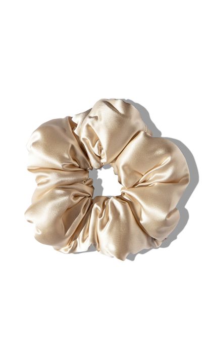Dusty Gold Padded Scrunchie