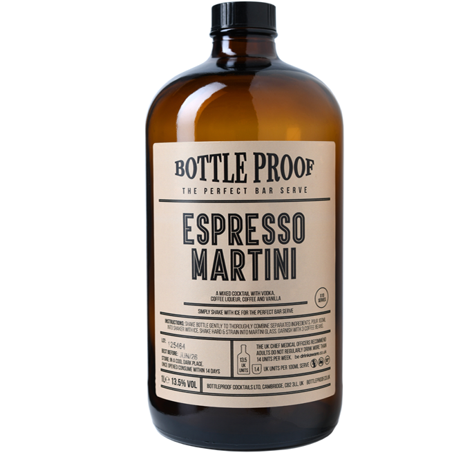 Bottleproof Cocktails Decaf Espresso Martini