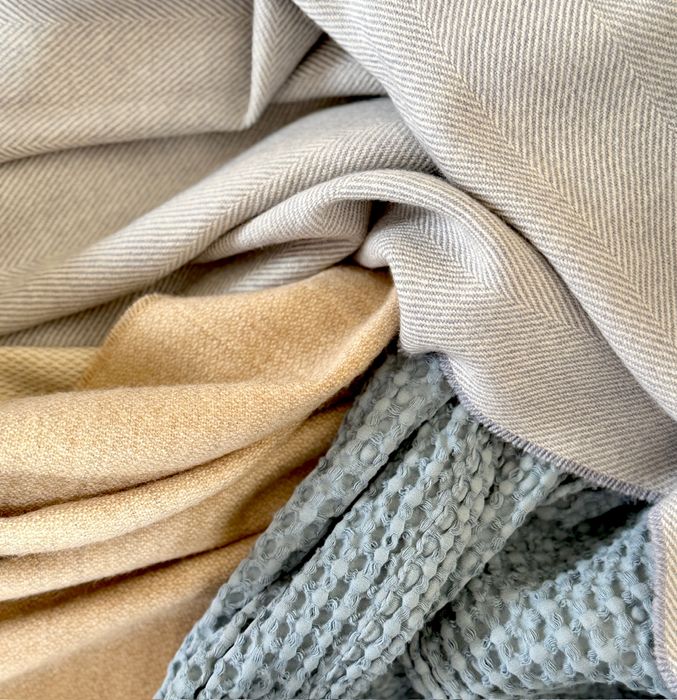 Washable Cotton Throws and Blankets - Made in Portugal
