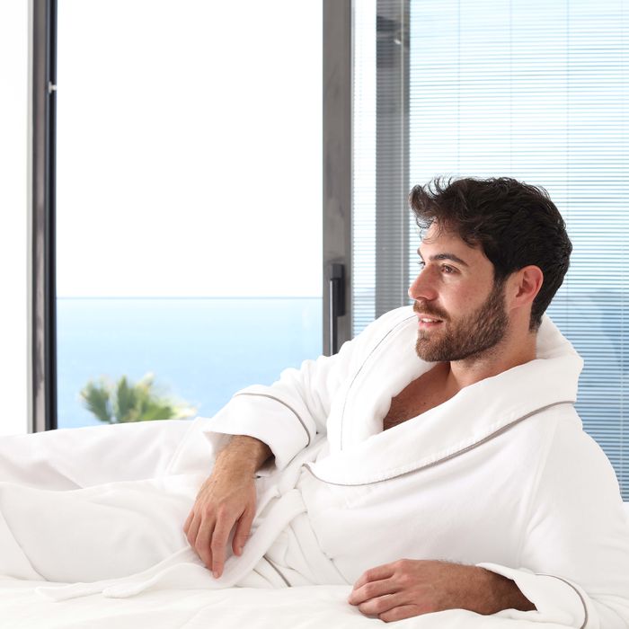 Elegance Luxury Velour Bathrobe No Hood 400gsm