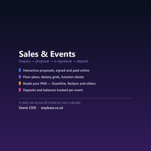 Staybase Sales & Events