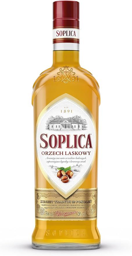 SOPLICA HAZELNUT VODKA LIQUEUR 28% ABV
