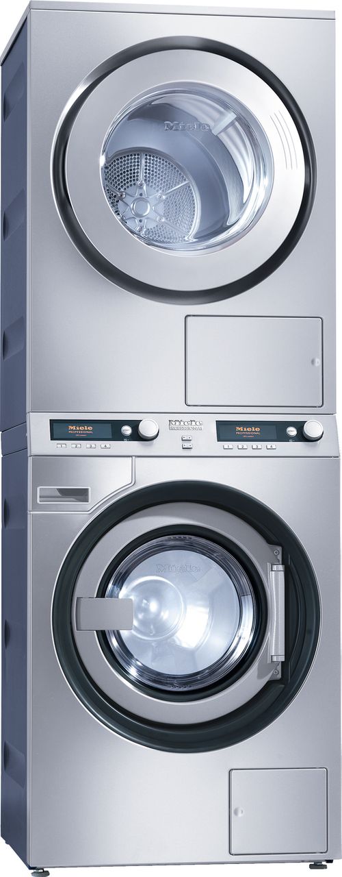 Miele Professional washer-dryer stack 9KG cotton wash and dry in only 81 minutes
