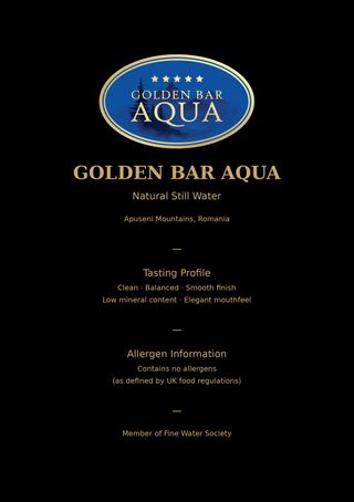 Exhibitor profile image for Golden Bar Aqua