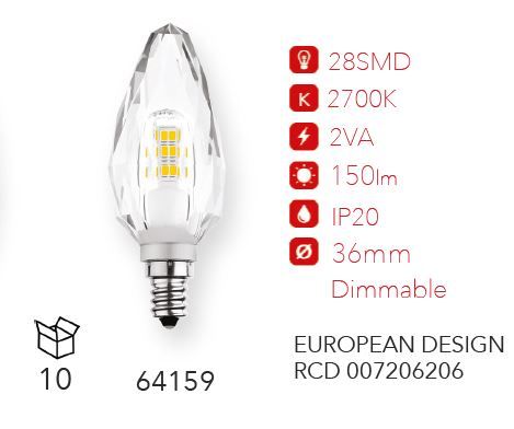 Classic LED Lamp Dimmable - Klassieke LED Lamp Dimbaar