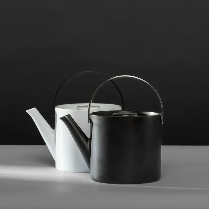 P & T Porcelain Teapot graphite 500ml
