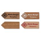Individual Wooden Name Badges