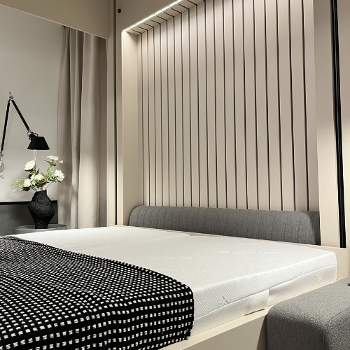 Höhenverstellbares Bett für maximale Flächeneffizienz