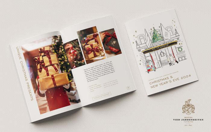 Print Design - Brochures for Hotel Vier Jahreszeiten Hamburg