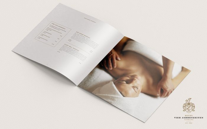 Print Design - Brochures for Hotel Vier Jahreszeiten Hamburg