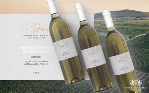 Packaging Design - Wine label for The Duchy Restaurant in Düsseldorf