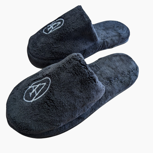 Premium Velour logo slippers