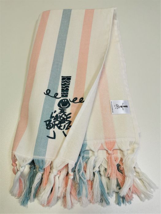 Striped custom pool & beach towels