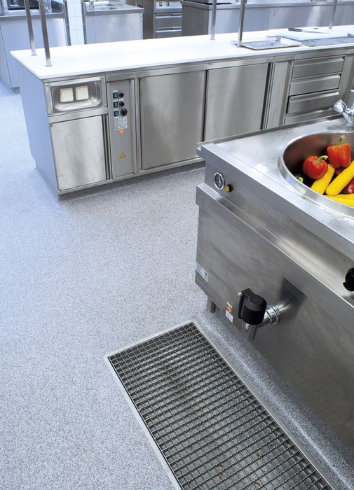 Hygienic and seamless flooring