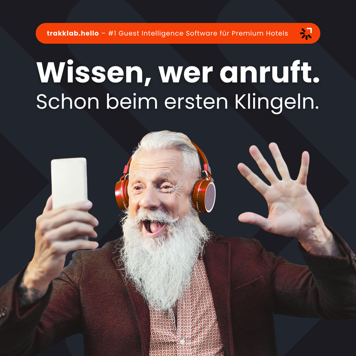 #1 Guest Intelligence Software für Premium Hotels  – trakklab.hello