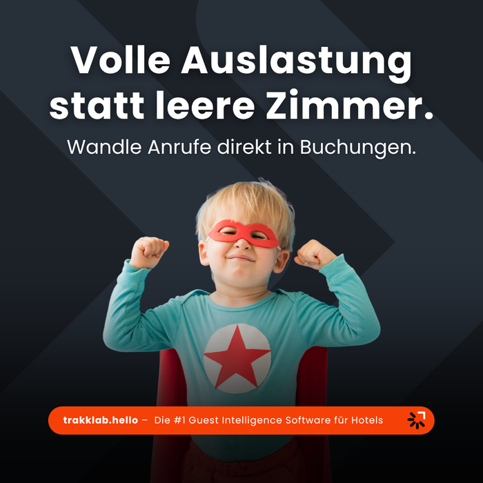 #1 Guest Intelligence Software für Premium Hotels  – trakklab.hello