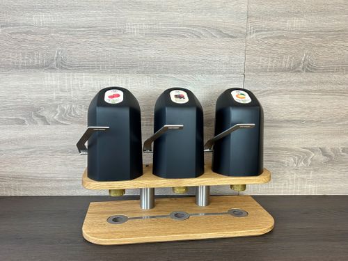 Dispenser 2.0 für Konfitüren, Nuss Nougat ohne Palmöl, Pistazie-Sauce, Erdnussbutter und BIO-Produkte