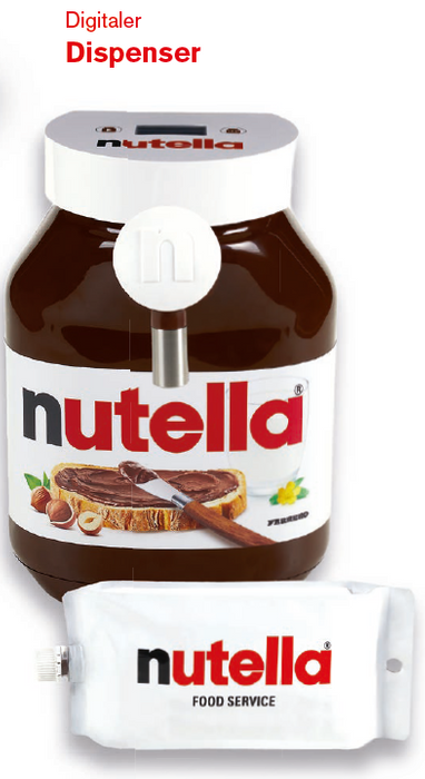 Digitaler und Manueller 1 kg Nutella-Dispenser 