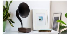 Vertical Grooves Bluetooth Gramophone 3.0