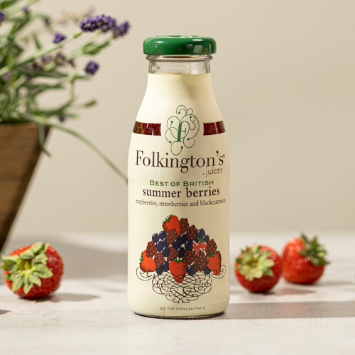 Folkington's best of British summer berries - 250ml glass bottle