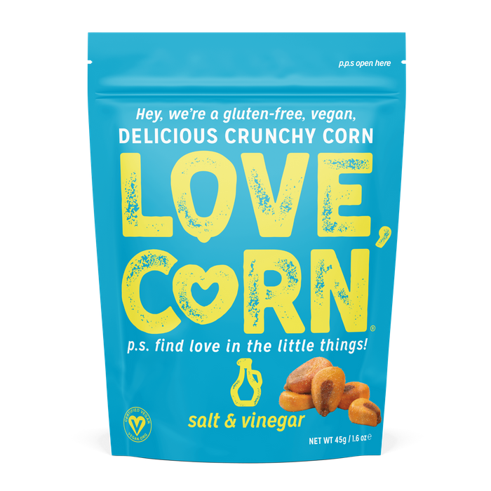 LOVE CORN  Delicious Crunchy Corn Snacks
