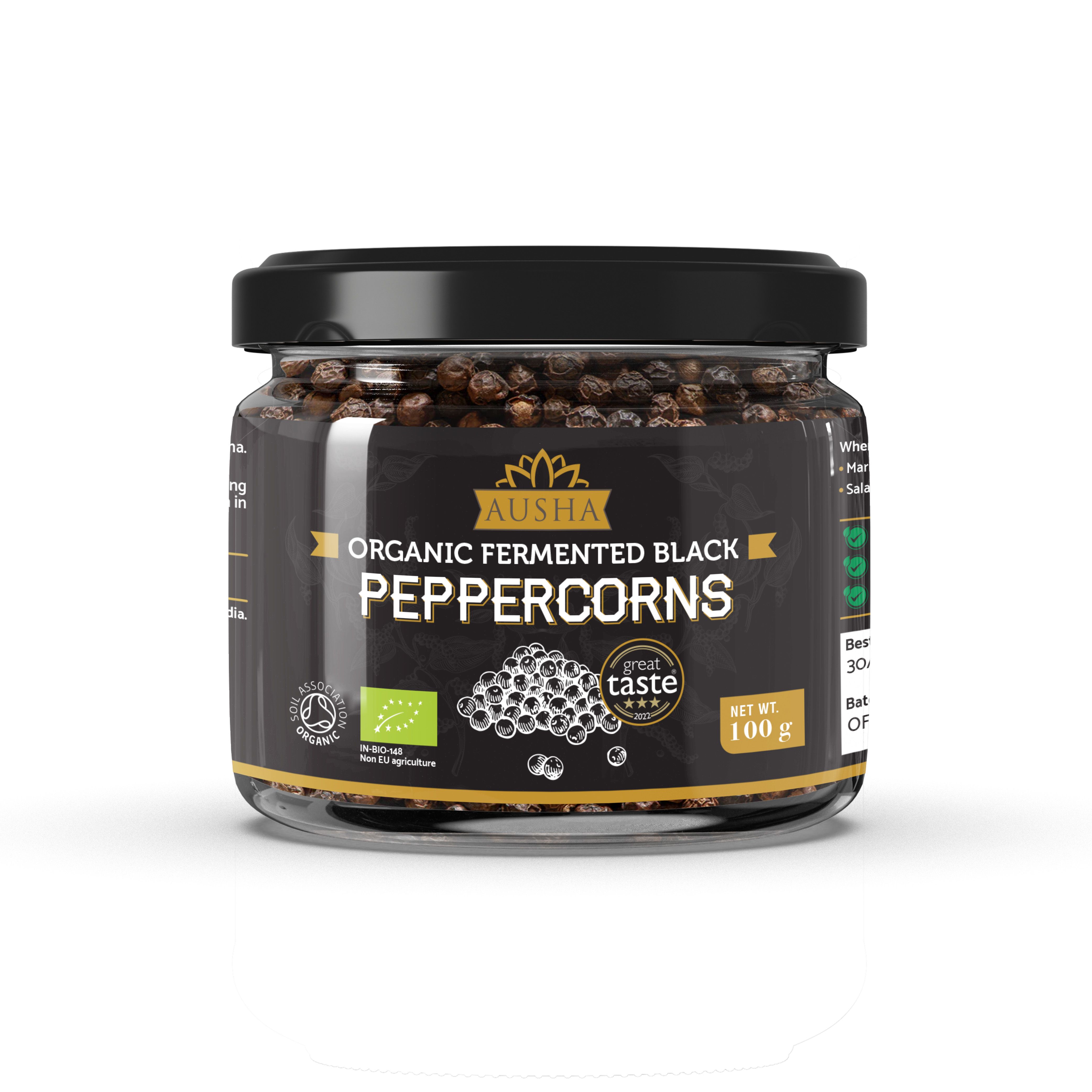 Fermented black peppercorns