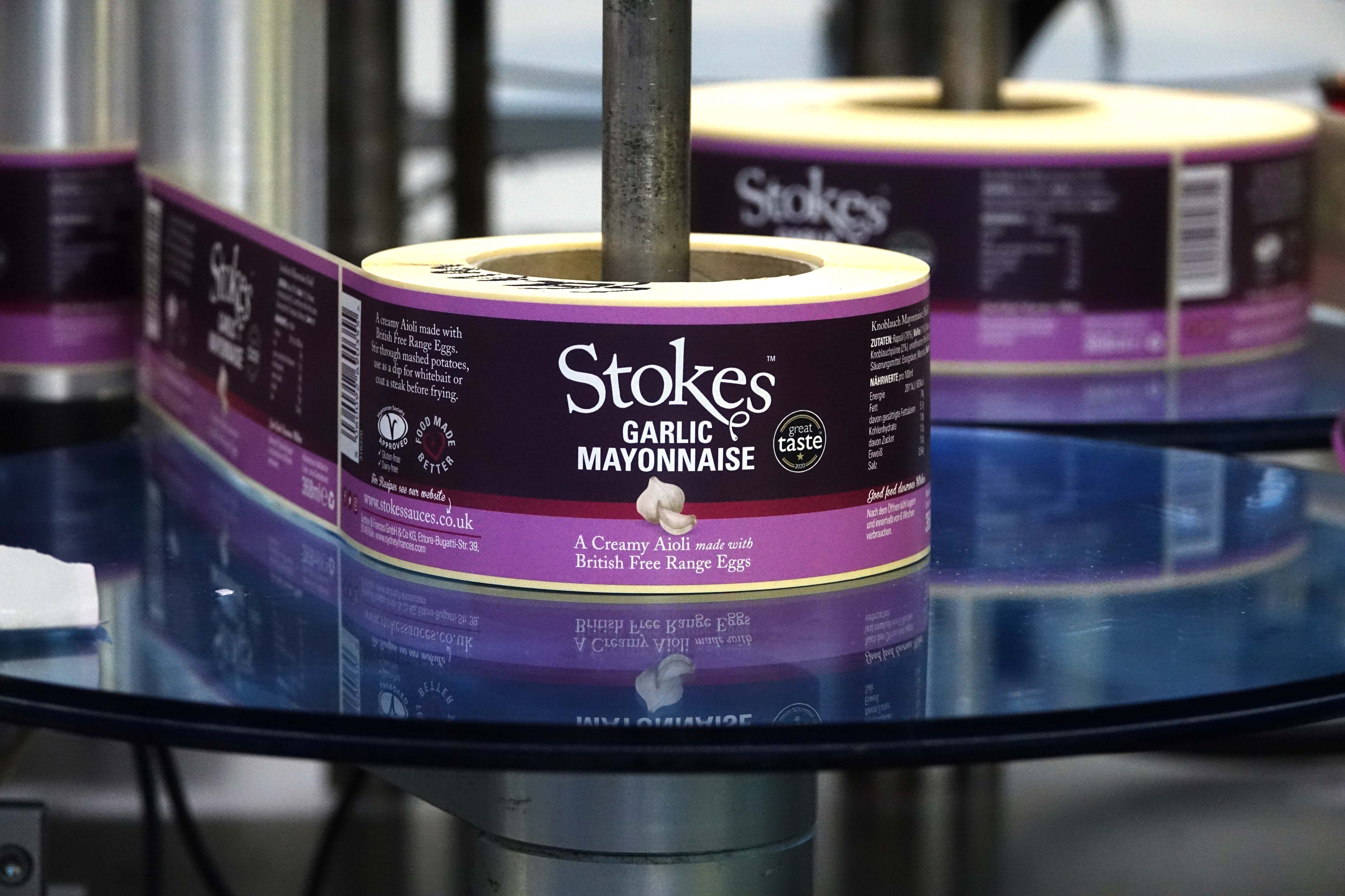 Stokes Sauces label