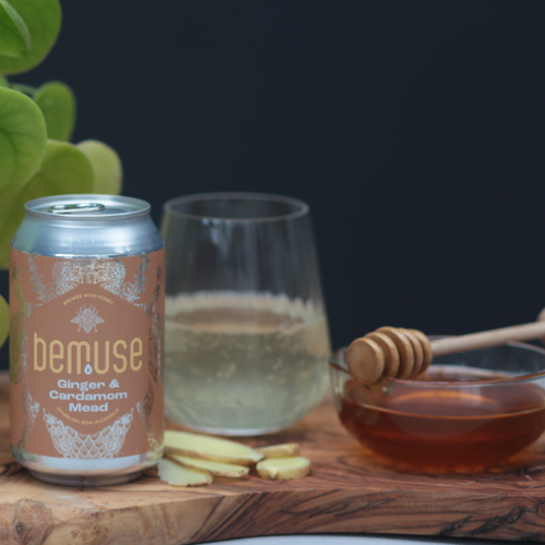Bemuse Drinks: Ginger & Cardamom Sparkling Non-Alcoholic Mead