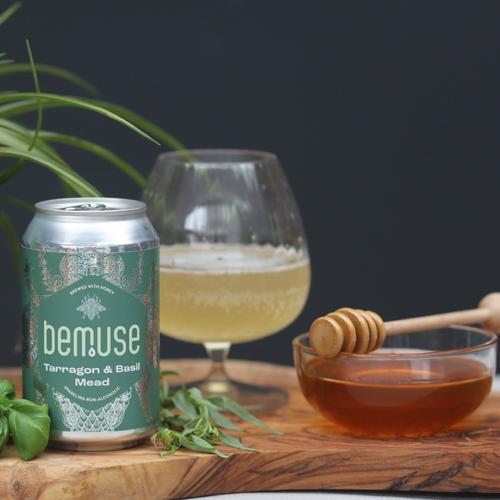 Bemuse Drinks: Tarragon & Basil Sparkling Non-Alcoholic Mead