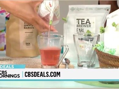 The Coffeebrewer featured on CBS Morning show in the US