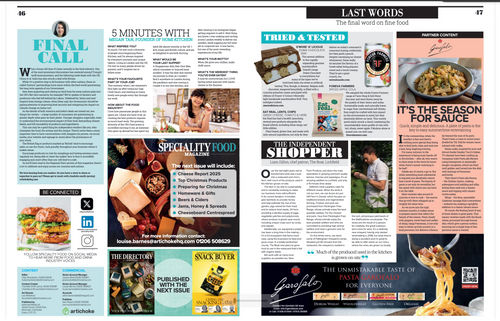 Speciality Food Magazine June Edition